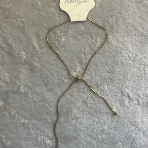 Elegant Gold Stainless Steel Necklace